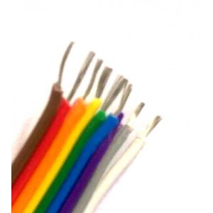Flat Cable 9 Vias Colorido 26 AWG (Metro)